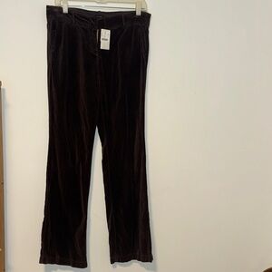 J. Crew Chocolate Brown Velvet Pants